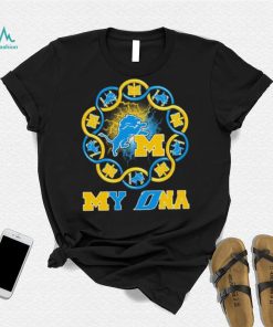 Official Michigan Wolverines And Detroit Lions My DNA Shirt