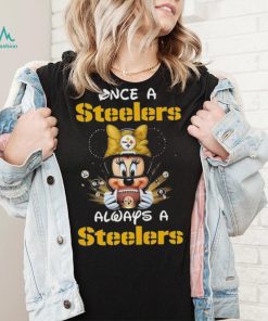 Official Mickey Once A Pittsburgh Steelers Always A Steelers T Shirt