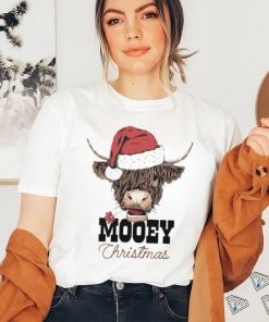 Official Mooey Christmas Cow Farmer Cowgirl Farm Girl Clothes T shirt