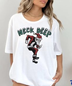 Official Moshing santa neck deep merch shirt