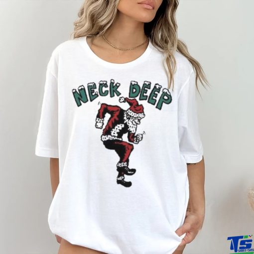 Official Moshing santa neck deep merch shirt