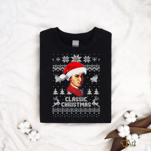 Official Mozart Classic Christmas Ugly T Shirt