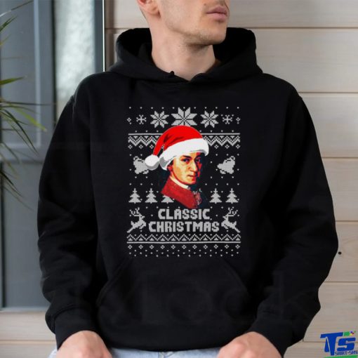 Official Mozart Classic Christmas Ugly T Shirt