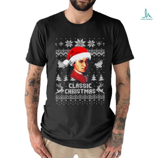 Official Mozart Classic Christmas Ugly T Shirt