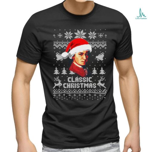 Official Mozart Classic Christmas Ugly T Shirt