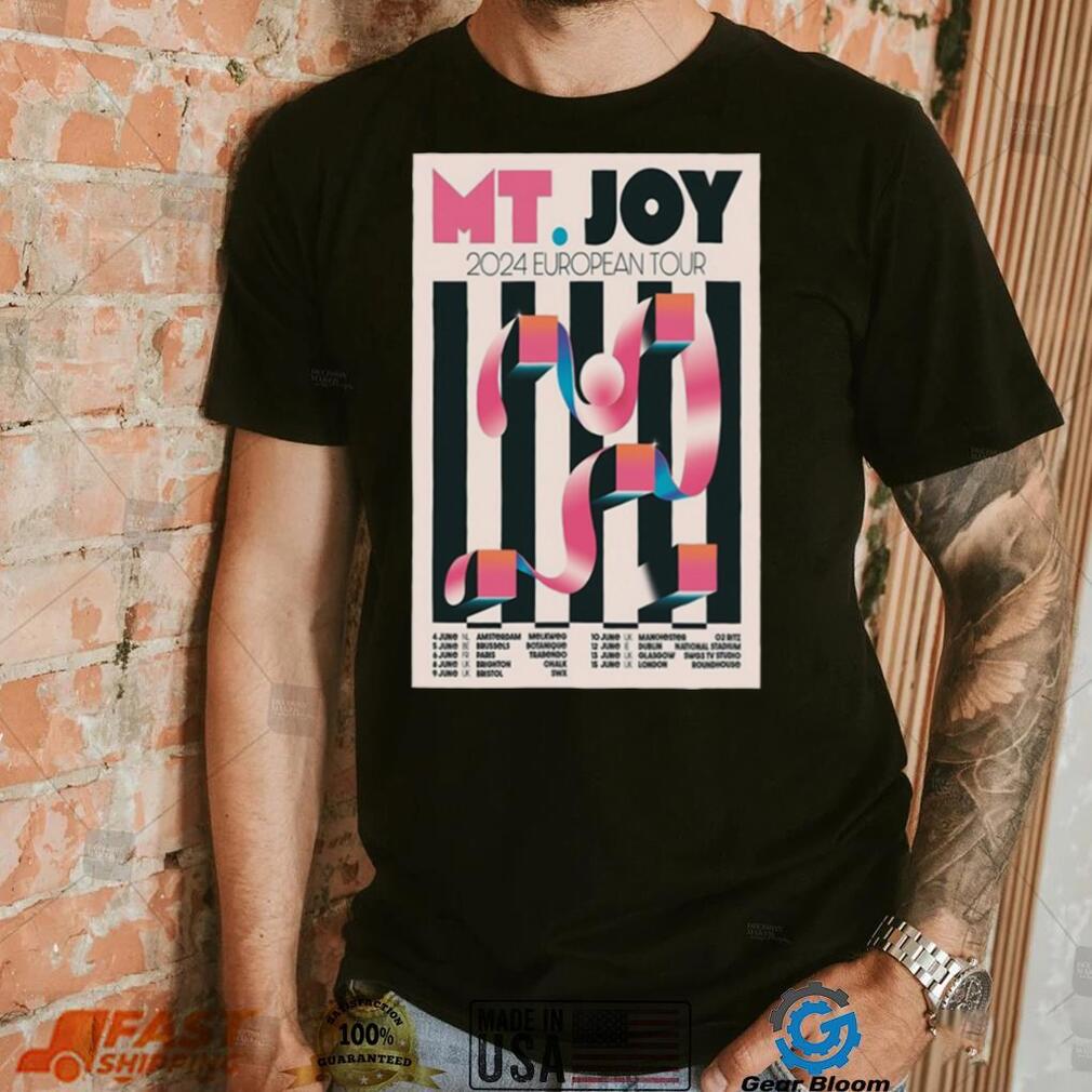 Official Mt.Joy European 2024 Tour Poster Shirt Official Mt.Joy European 2024 Tour Poster Shirt