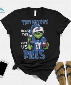 Official NFL Santa Grinch Buffalo Bills they hate us because they ain’t us Bills Christmas shirt