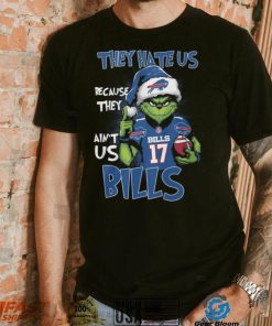 Official NFL Santa Grinch Buffalo Bills they hate us because they ain’t us Bills Christmas shirt