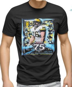 Official National Champion And Pro Football Hall Of Famer Steve Hutchinson Is The 75th Anniversary Team Of Senior Bowl T Shirt