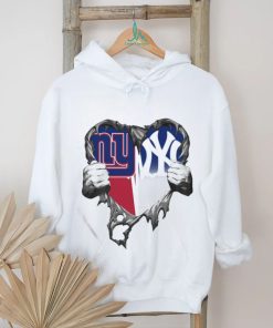 Official New York Giants And New York Yankees Inside Me T shirt