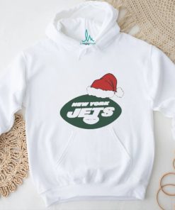 Official New York Jets Santa Logo Christmas Holiday Shirt
