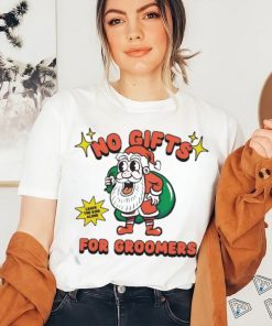 Official No Gifts For Groomers Christmas T Shirt