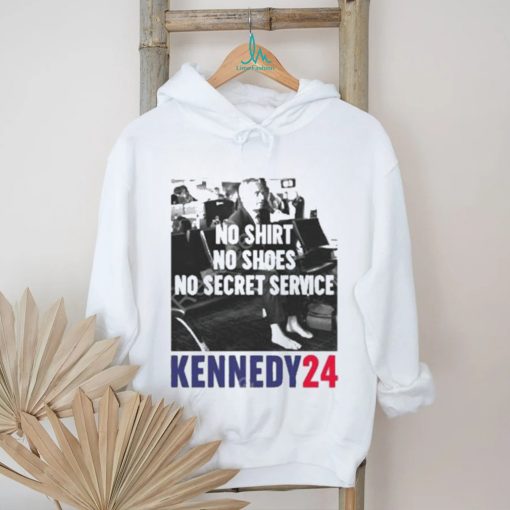 Official No shirt no shoes no secret service kennedy24 T shirt