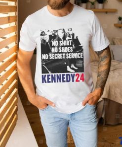 Official No shirt no shoes no secret service kennedy24 T shirt