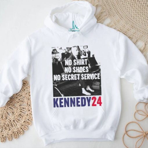 Official No shirt no shoes no secret service kennedy24 T shirt