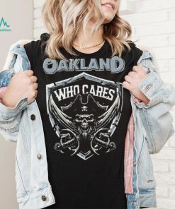 Official Oakland Raiders Who Cares Shirt