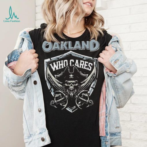 Official Oakland Raiders Who Cares Shirt