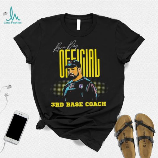 Official Official 3rd Base Coach Ryan Day Ohio State Buckeyes Shirt