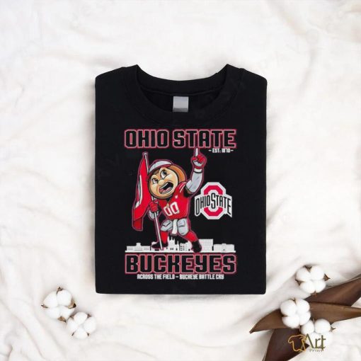 Official Ohio State Est 1870 Buckeyes Across The Field Buckeye Battle Cry Shirt