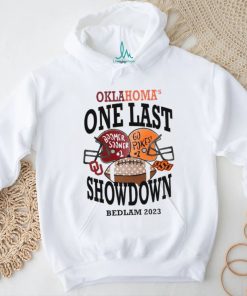 Official Oklahoma State Vs Oklahoma Sooners Bedlam One Last Showdown 2023 T Shirt