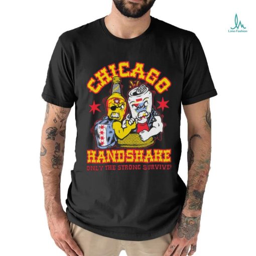 Official Old Style Beer Chicago Handshake shirt
