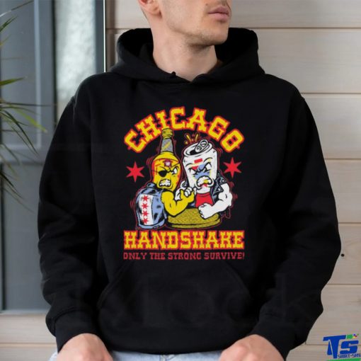 Official Old Style Beer Chicago Handshake shirt