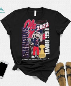 Official Ole Miss Rebels Mascot 2023 Egg Bowl Champions Shirt