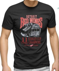 Official Original Detroit Red Wings 11 Time Stanley Cup Champions T shirt