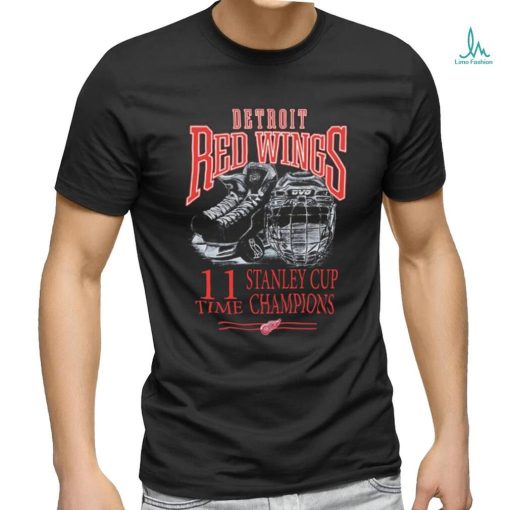 Official Original Detroit Red Wings 11 Time Stanley Cup Champions T shirt
