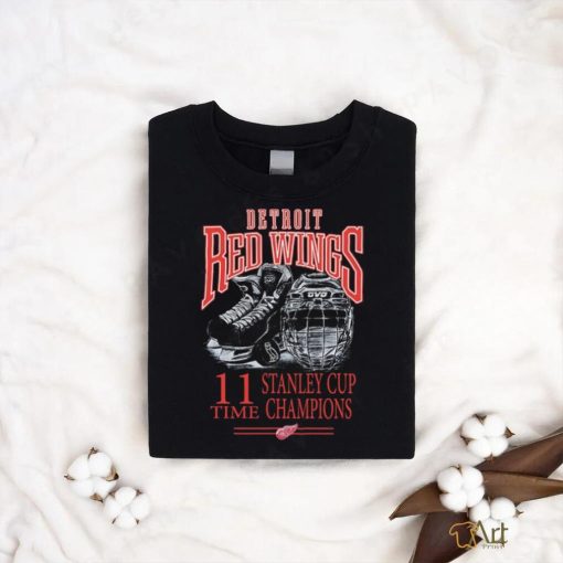 Official Original Detroit Red Wings 11 Time Stanley Cup Champions T shirt