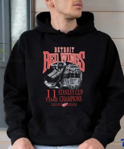 Official Original Detroit Red Wings 11 Time Stanley Cup Champions T shirt