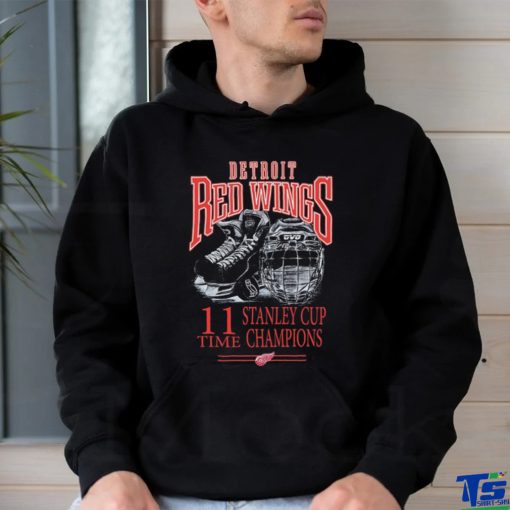 Official Original Detroit Red Wings 11 Time Stanley Cup Champions T shirt