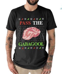 Official Pass the gabagool tacky ugly Christmas shirt