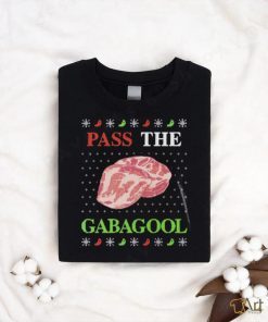 Official Pass the gabagool tacky ugly Christmas shirt