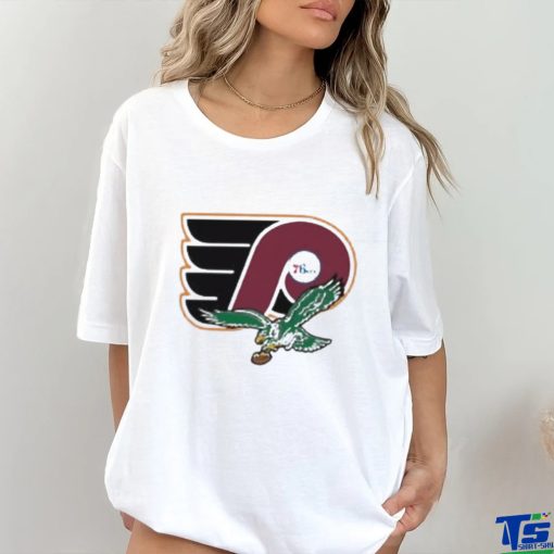 Official Philly Sports Sweatshirt Eagles Phillies Sixers Flyers 76ers Go Birds Ring The Bell Hurts Harper NFL Shirt