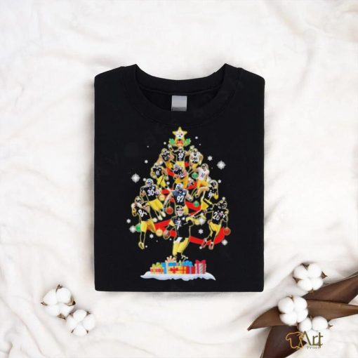Official Pittsburgh Steelers Team Sport Tree Merry Christmas 2023 Shirt