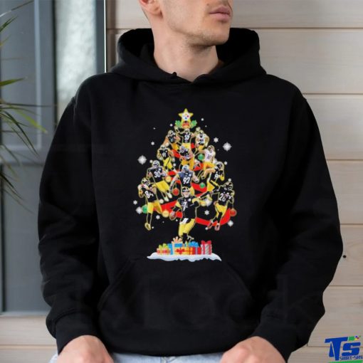 Official Pittsburgh Steelers Team Sport Tree Merry Christmas 2023 Shirt
