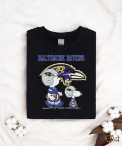 Official Ravens Snoopy Play Soccer T Shirt