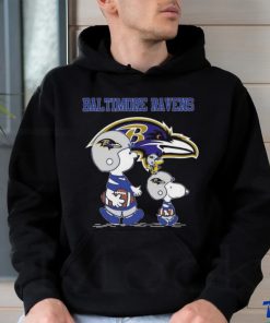 Official Ravens Snoopy Play Soccer T Shirt