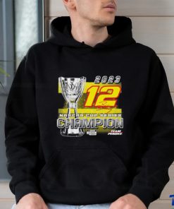 Official Ryan Blaney Team Penske 2023 NASCAR Cup Series Champion Trophy T Shirt