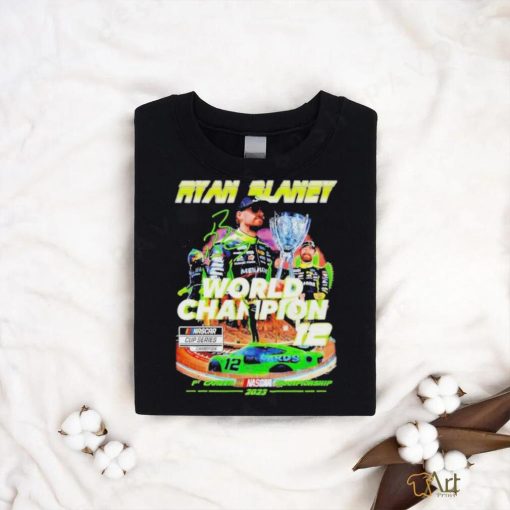 Official Ryan Blaney World Champion Nascar Cup Series T Shirts