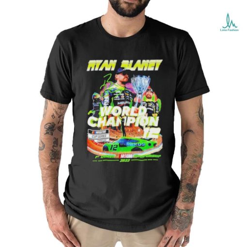 Official Ryan Blaney World Champion Nascar Cup Series T Shirts