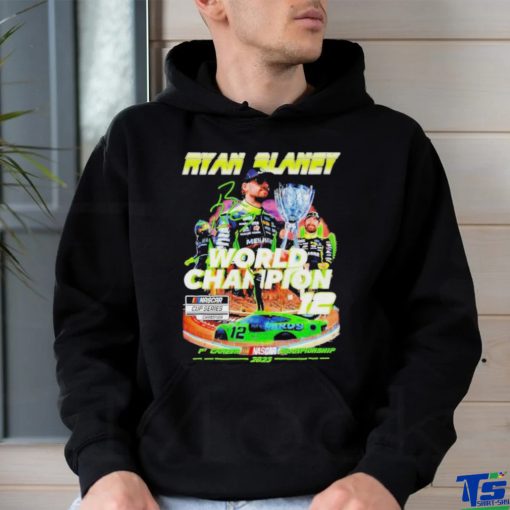 Official Ryan Blaney World Champion Nascar Cup Series T Shirts