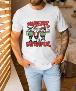 Official San Francisco 49ers Niners Faithful Santa Reindeer Elf Christmas Shirt
