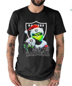 Official Santa Grinch Fear The Las Vegas Raiders Nfl shirt