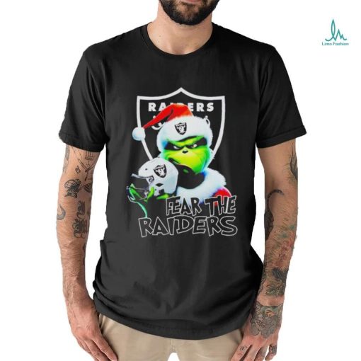 Official Santa Grinch Fear The Las Vegas Raiders Nfl shirt