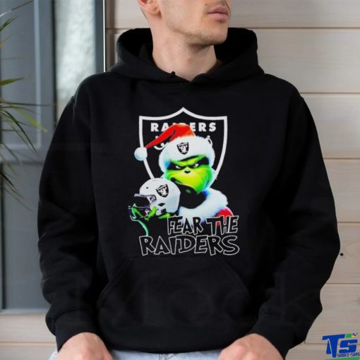 Official Santa Grinch Fear The Las Vegas Raiders Nfl shirt