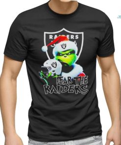 Official Santa Grinch Fear The Las Vegas Raiders Nfl shirt