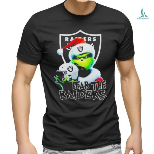 Official Santa Grinch Fear The Las Vegas Raiders Nfl shirt