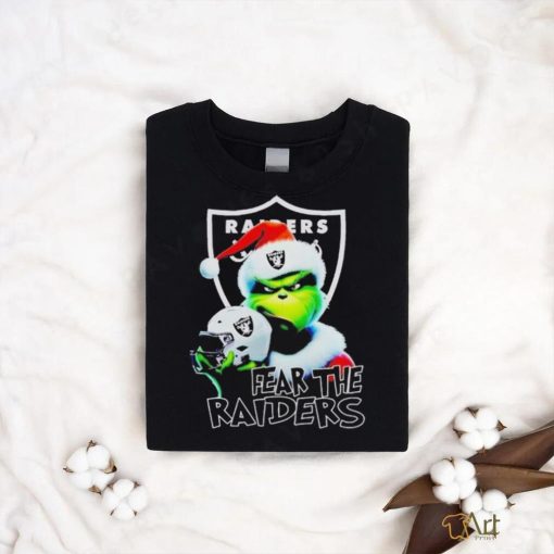 Official Santa Grinch Fear The Las Vegas Raiders Nfl shirt